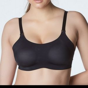 Knix Padded Evolution V- Neck Bra Black Size 7